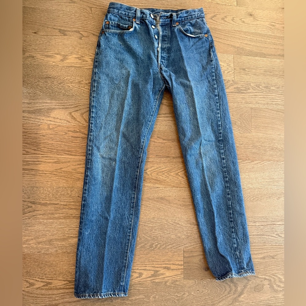 Vintage Levis! No stretch, great quality. Button fly.